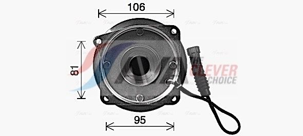 Kupplung, Kühlerlüfter AVA QUALITY COOLING IVC157