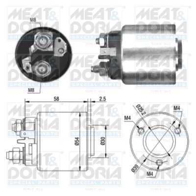 Magnetschalter, Starter MEAT & DORIA 46011