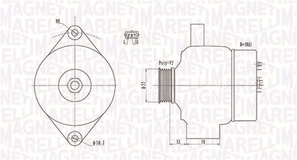 Generator MAGNETI MARELLI 063732026010