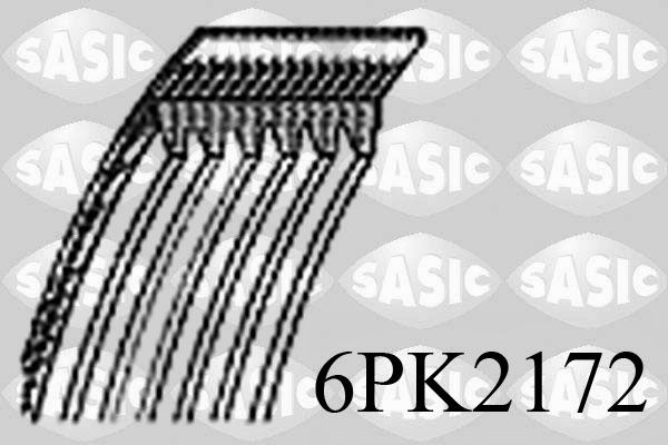 Keilrippenriemen SASIC 6PK2172