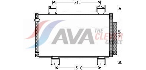 Kondensator, Klimaanlage AVA QUALITY COOLING HDA5236D