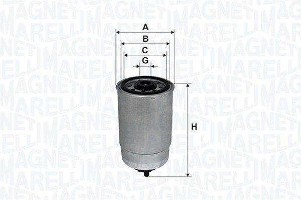 Kraftstofffilter MAGNETI MARELLI 153071760102