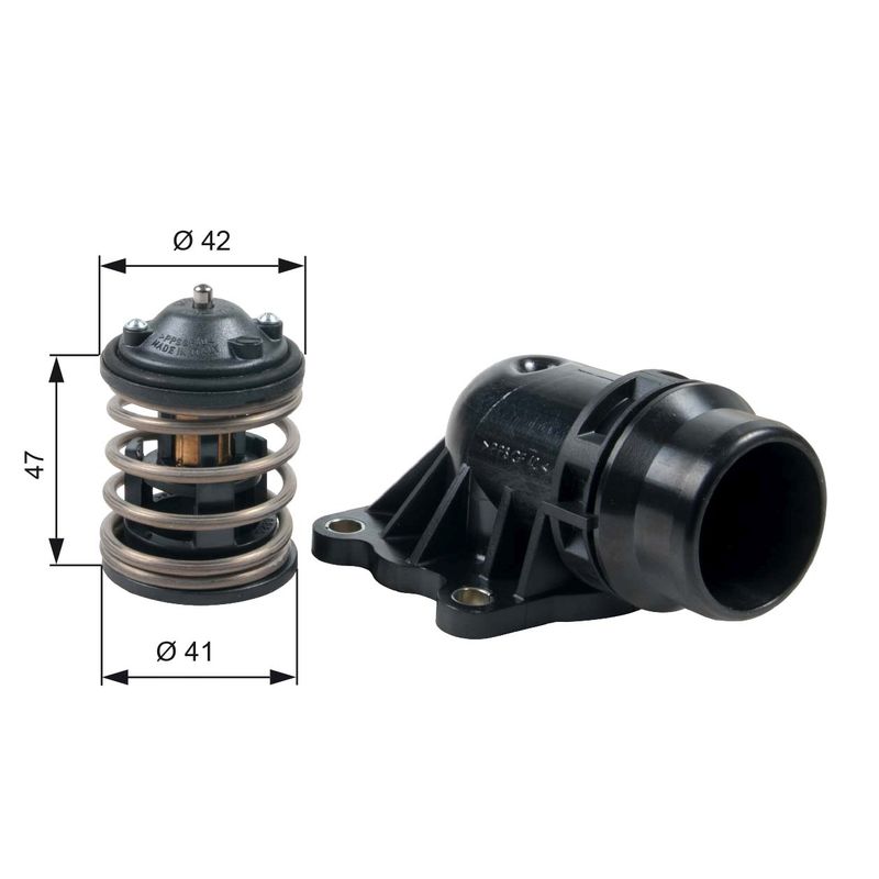 Thermostat, Kühlmittel GATES th47487k2