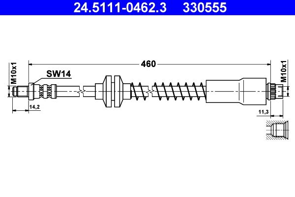 Bremsschlauch ATE 24.5111-0462.3