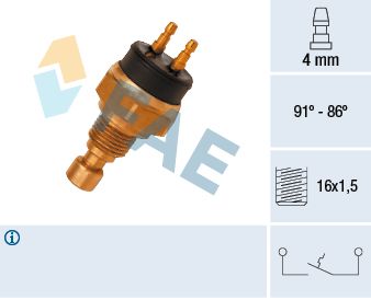 Temperaturschalter, Kühlerlüfter FAE 37450