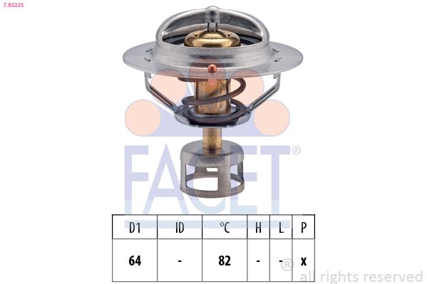 Kühlwasserthermostat FACET 7.8523S