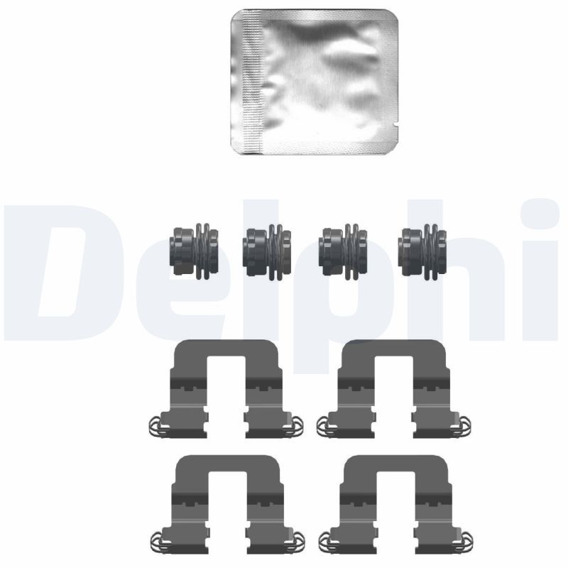 Zubehörsatz, Scheibenbremsbelag DELPHI LX0752