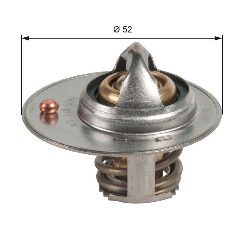 Thermostat, Kühlmittel GATES TH49087G1