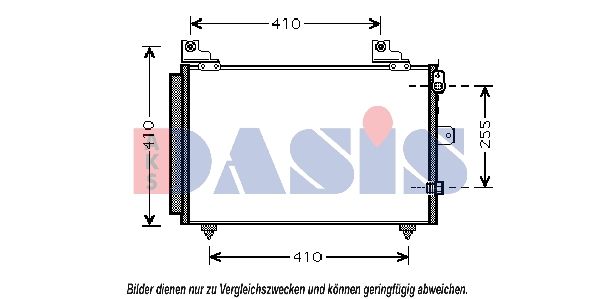 Kondensator, Klimaanlage AKS DASIS 362004N
