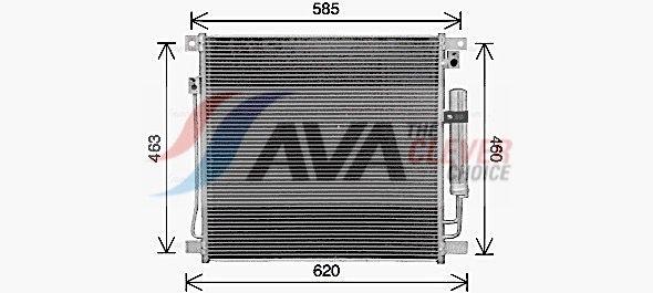 Kondensator, Klimaanlage AVA QUALITY COOLING MT5285D