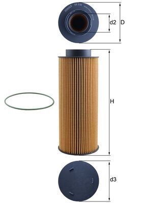 Ölfilter KNECHT OX 376D