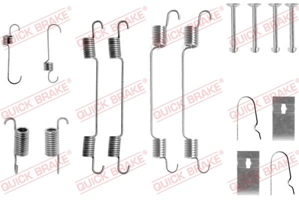 Zubehörsatz, Bremsbacken QUICK BRAKE 105-0722