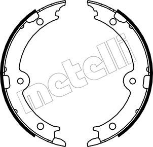 Bremsbackensatz, Feststellbremse METELLI 53-0449
