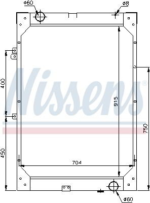 Kühler, Motorkühlung NISSENS 62871