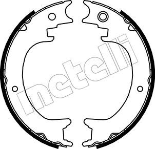 Bremsbackensatz, Feststellbremse METELLI 53-0389