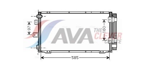 Kondensator, Klimaanlage AVA QUALITY COOLING TO5395D
