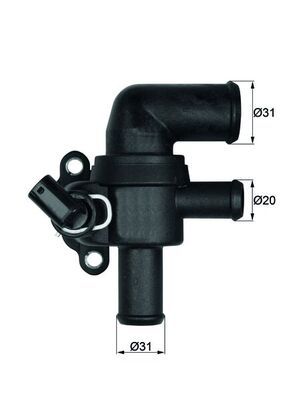 Thermostat, Kühlmittel MAHLE TI5390