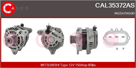Lichtmaschine Generator Casco CAL35372AS