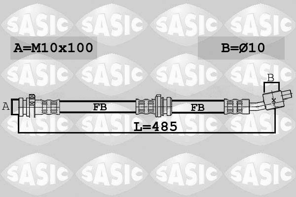 Bremsschlauch SASIC 6606257