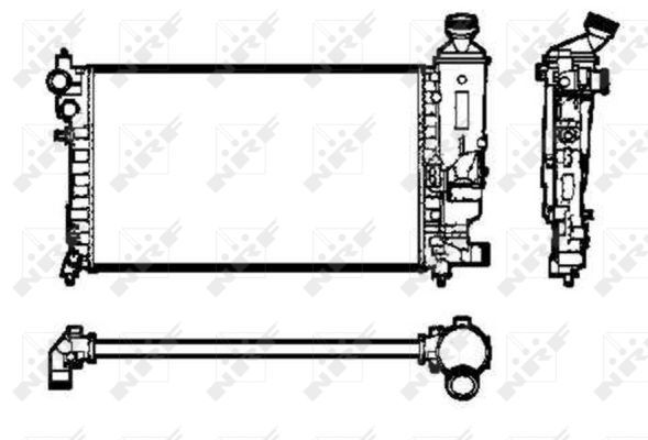Kühler, Motorkühlung NRF 50434