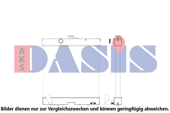 Kühler, Motorkühlung AKS DASIS 440124N