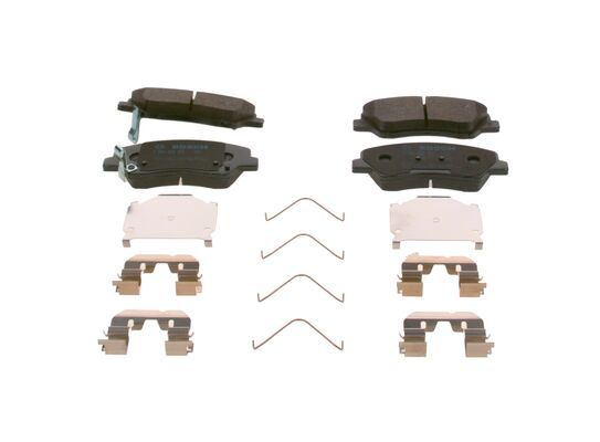 Bremsbelagsatz, Scheibenbremse BOSCH 0986424951
