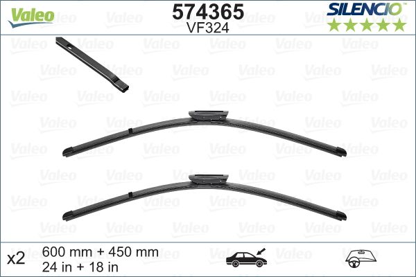 Wischblatt VALEO 574365