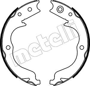 Bremsbackensatz, Feststellbremse METELLI 53-0268