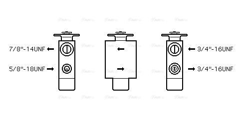 Expansionsventil, Klimaanlage AVA QUALITY COOLING ms1113