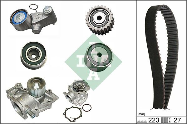 Vattenpump + kuggremssats INA 530042630