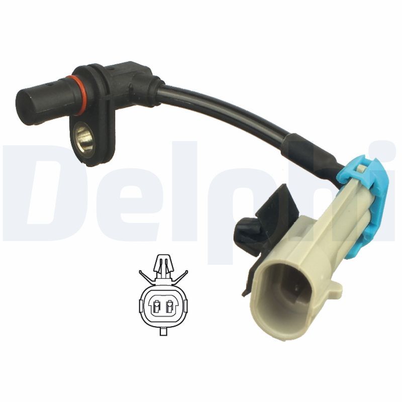 Sensor, Raddrehzahl DELPHI SS20317