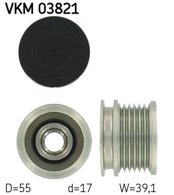 Generatorfreilauf SKF VKM 03821