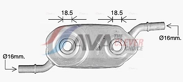 Ölkühler, Motoröl AVA QUALITY COOLING CN3336