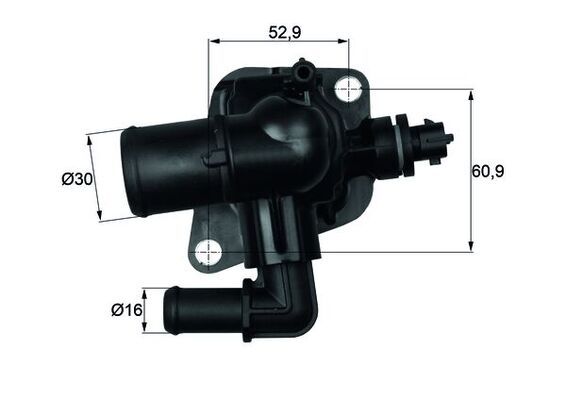 Thermostat, Kühlmittel MAHLE TI15088