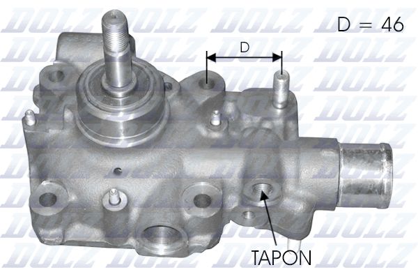 Wasserpumpe, Motorkühlung DOLZ B121