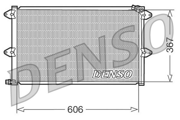 Kondensator, Klimaanlage DENSO DCN27001