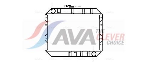 Kühler, Motorkühlung AVA QUALITY COOLING FD2014