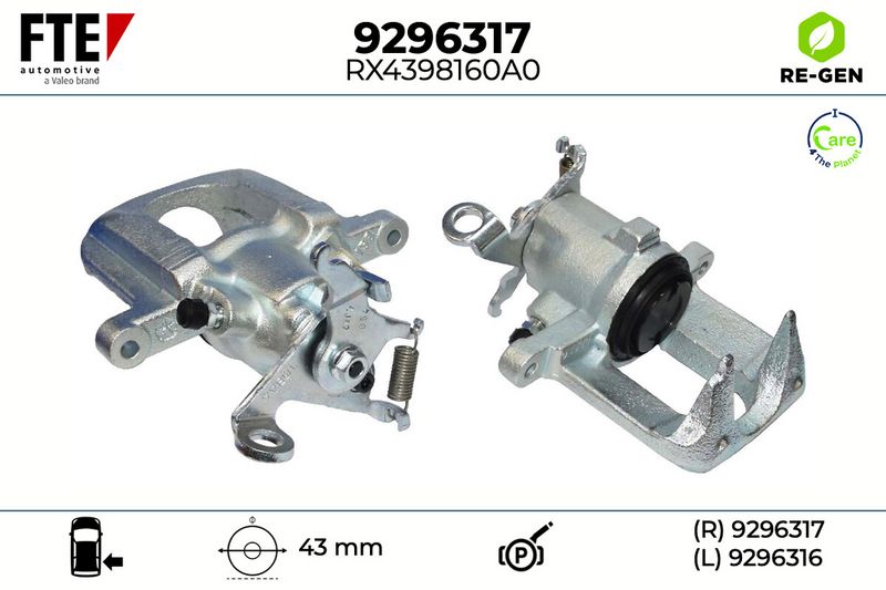Bremssattel FTE 9296317