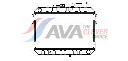 Kühler, Motorkühlung AVA QUALITY COOLING MZ2046