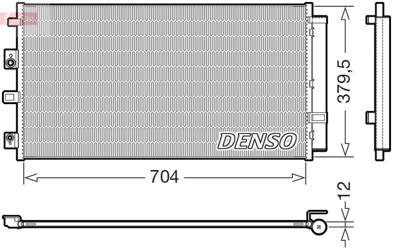 Kondensator, Klimaanlage DENSO DCN10065