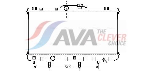 Kühler, Motorkühlung AVA QUALITY COOLING TO2189