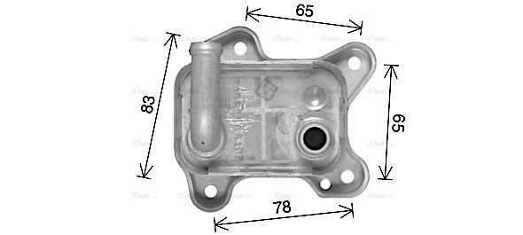 Ölkühler, Motoröl AVA QUALITY COOLING ol3712
