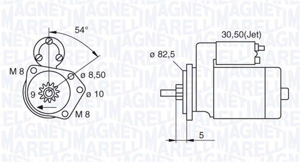 Starter MAGNETI MARELLI 063521120440