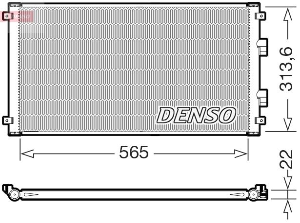 Kondensator, Klimaanlage DENSO DCN46039
