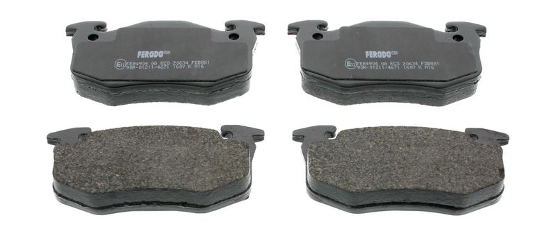 Bremsbelagsatz, Scheibenbremse FERODO FDB881