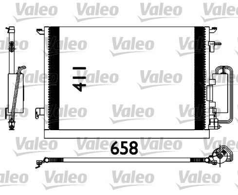 Kondensator, Klimaanlage VALEO 817647