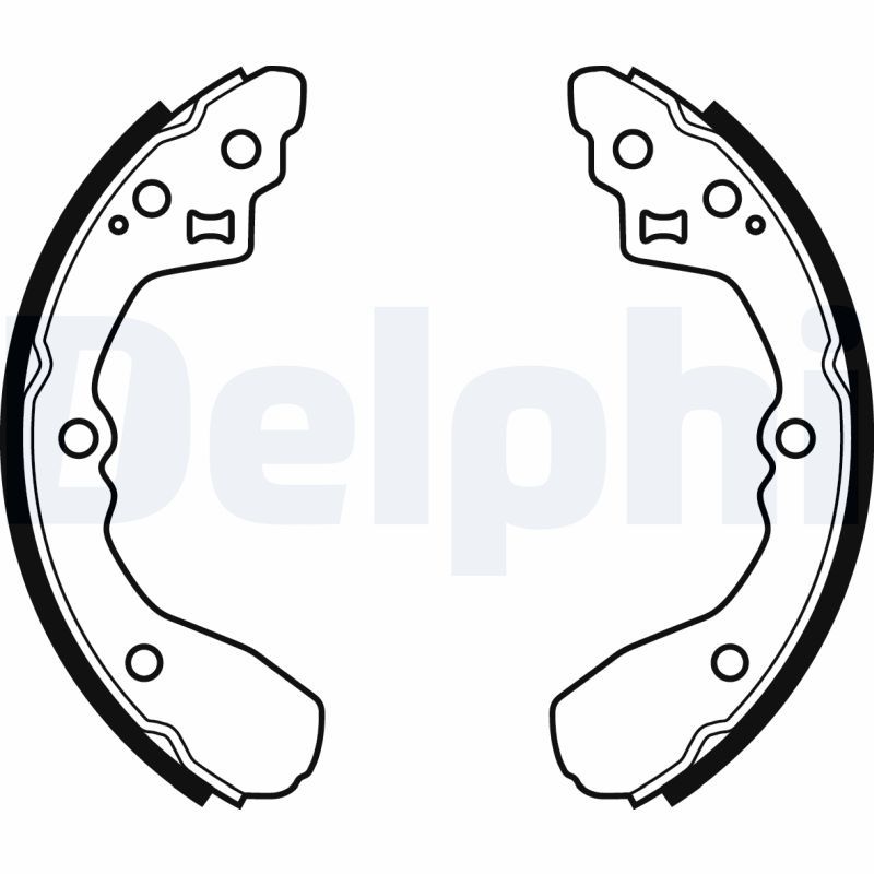 Bremsbackensatz DELPHI LS2060