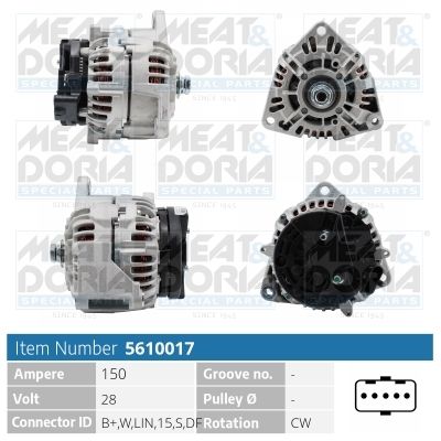 Generator MEAT & DORIA 5610017