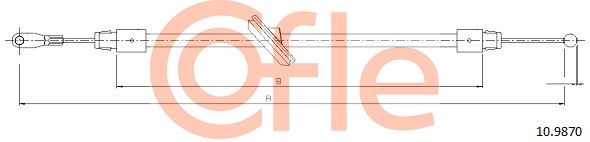 Seilzug, Feststellbremse COFLE 10.9870