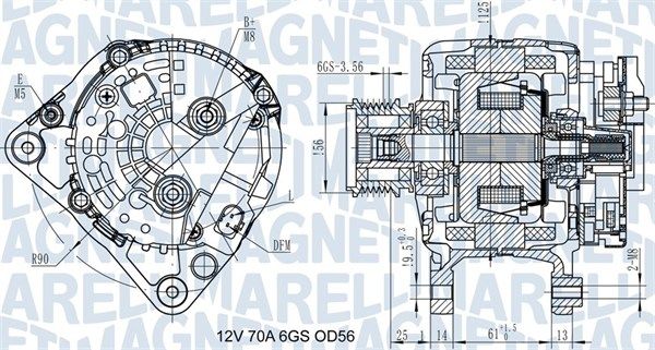 Generator MAGNETI MARELLI 063731502010